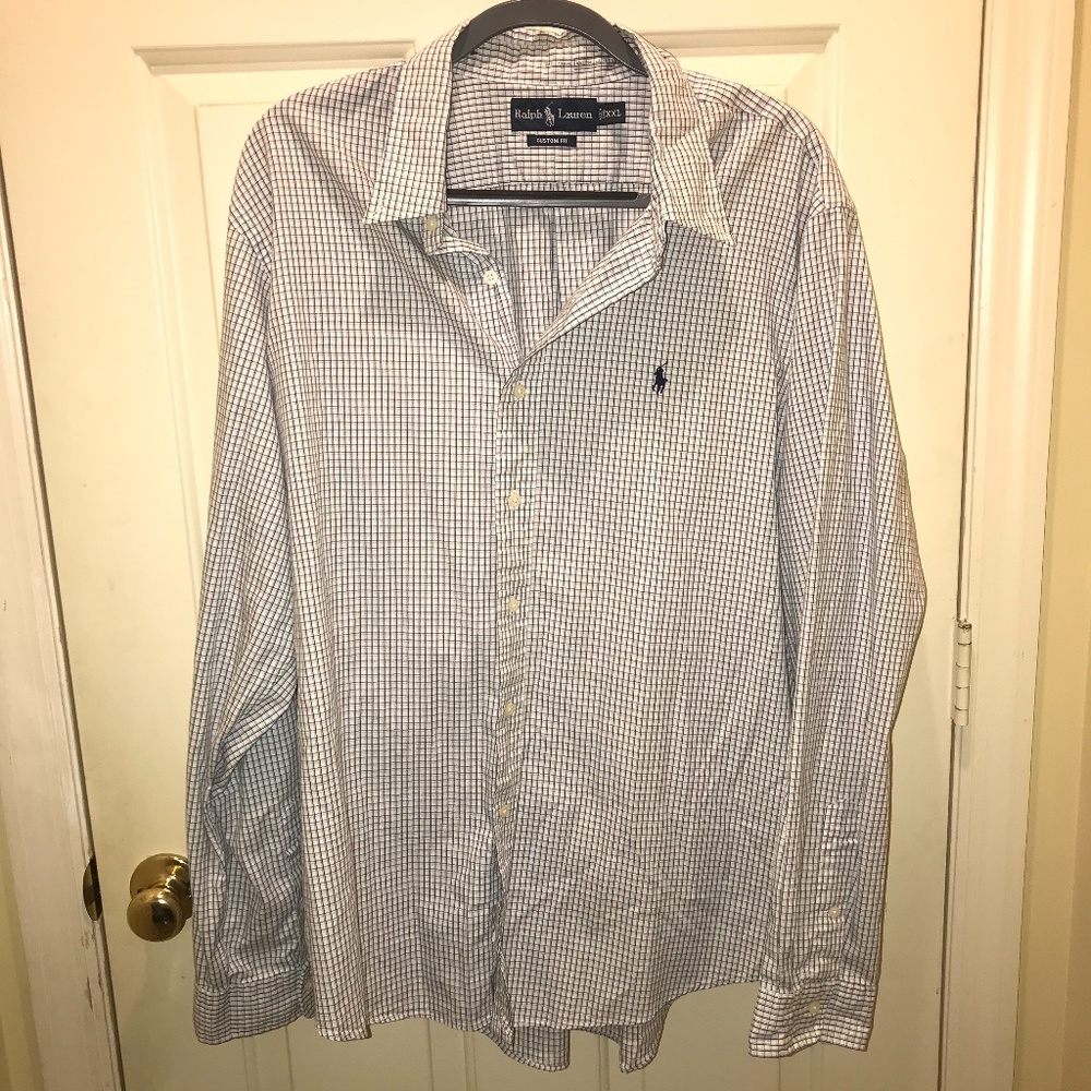 Ralph Lauren Custom Fit Long Sleeve Button-Down